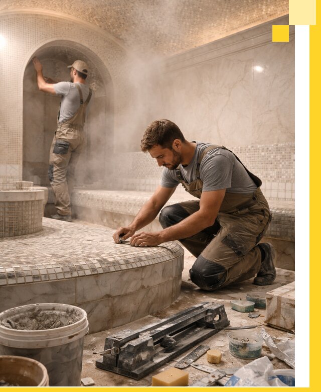 Профессиональный дизайн хамама и SPA под ключ в Вязниках