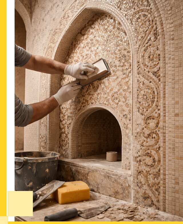 Мозаика для хамама в Вязниках под ключ от 5342 р. | ЭриданВзн